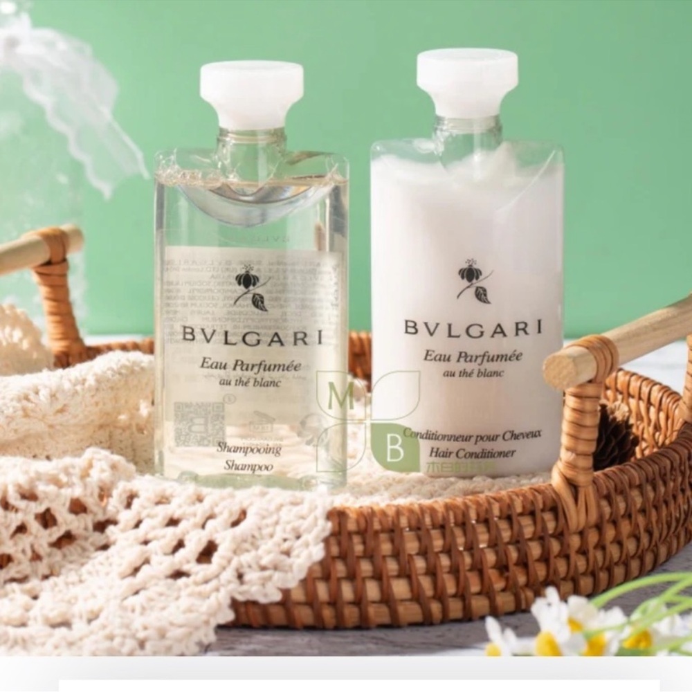 NWT! BVLGARI White Tea Shampoo & Conditioner & Soap - Picture 3 of 4